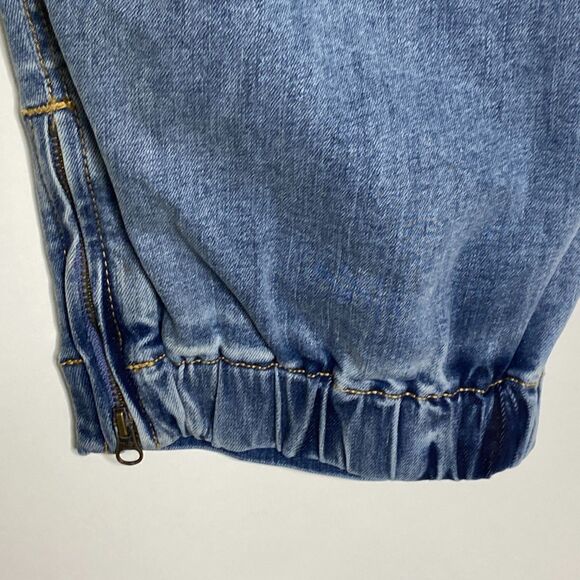 New Lane Bryant Signature Fit Boyfriend Jogger Zip Hem Jeans Women's Size 28 - Picture 8 of 11
